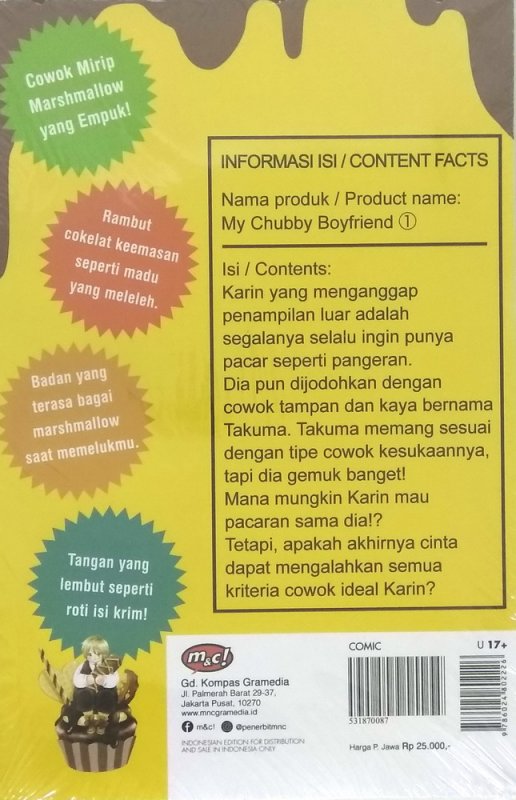 Cover Belakang Buku My Chubby Boyfriend 01