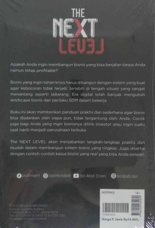 Cover Belakang Buku The Next Level