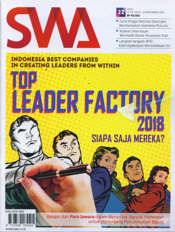 Cover Buku Majalah SWA Sembada No. 22 | 25 Oktober - 4 November 2018