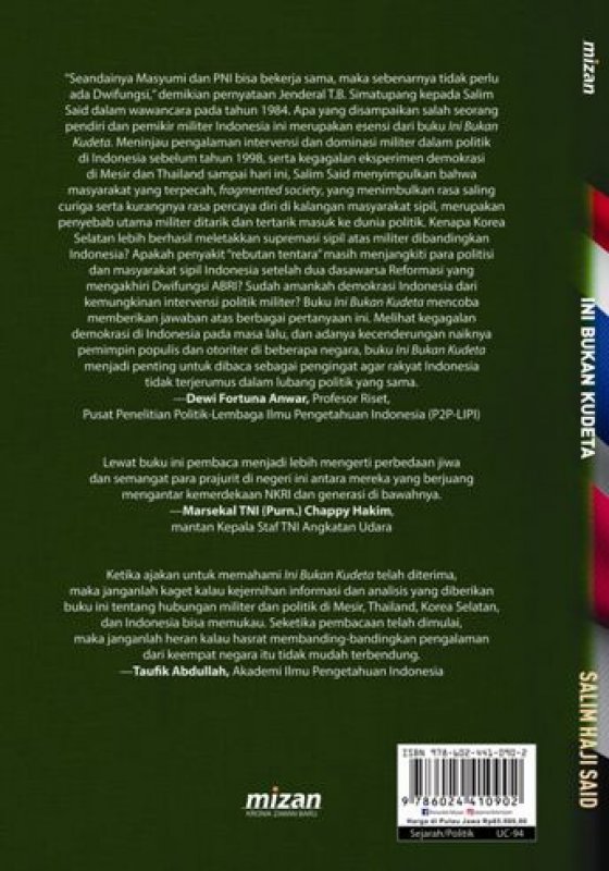 Cover Belakang Buku INI BUKAN KUDETA: PKI, Aidit, Sukarno, dan Soeharto