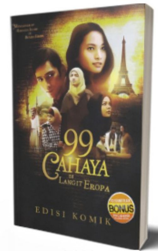 Cover Buku 99 Cahaya di Langit Eropa Edisi Komik