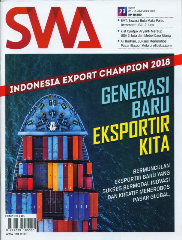 Cover Buku Majalah SWA Sembada No. 232 | 5-18 November 2018
