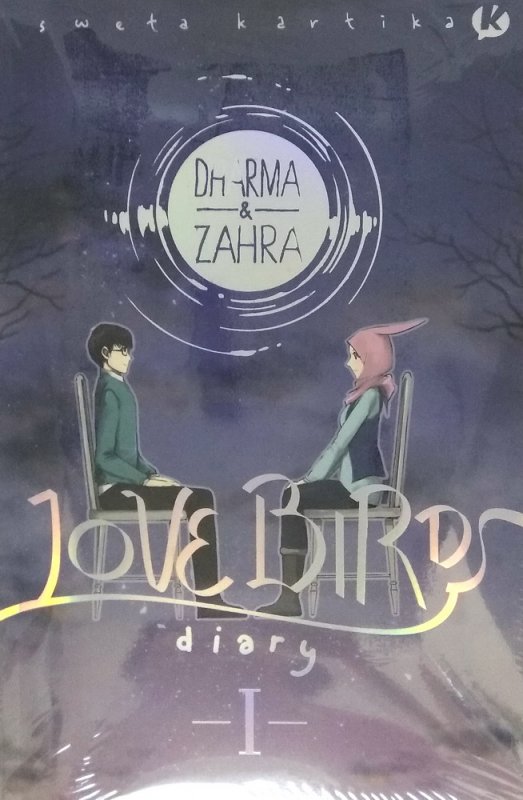 Cover Buku Dharma & Zahra, Lovebirds Diary 01