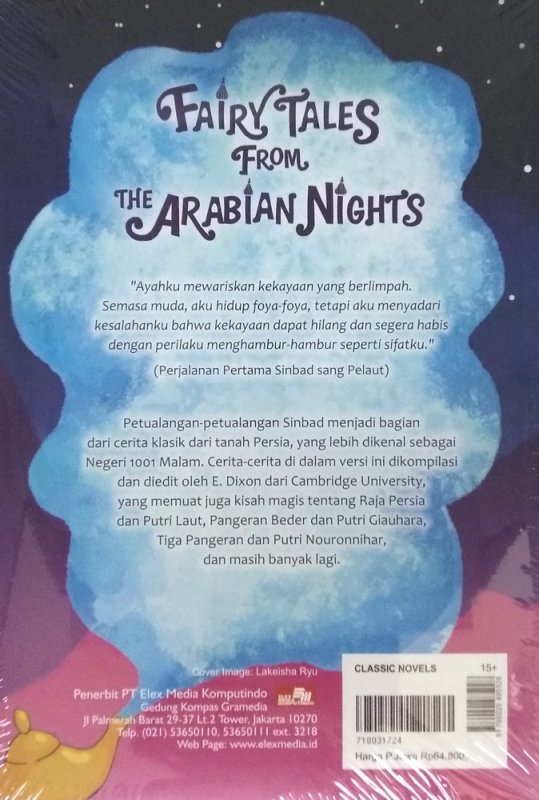 Cover Belakang Buku Fairy Tales from the Arabian Nights