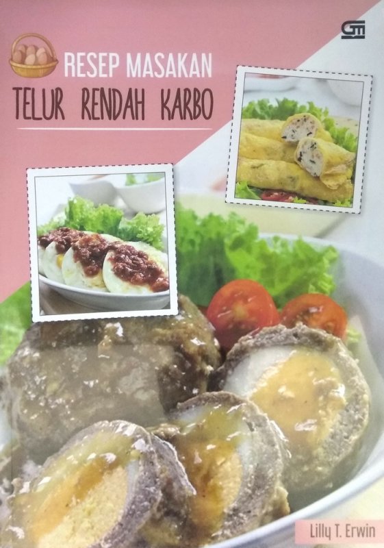 Cover Buku Resep Masakan Telur Rendah Karbo
