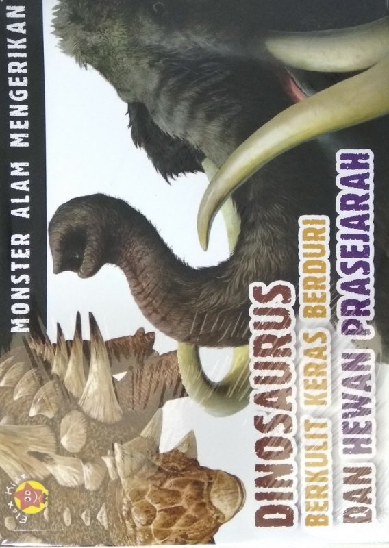 Cover Buku Monster Alam Mengerikan: Dinosaurus Berkulit Keras Berduri dan Hewan Prasejarah