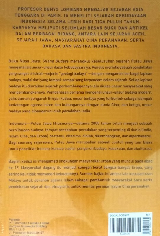 Cover Belakang Buku Nusa Jawa Silang Budaya 2: Jaringan Asia