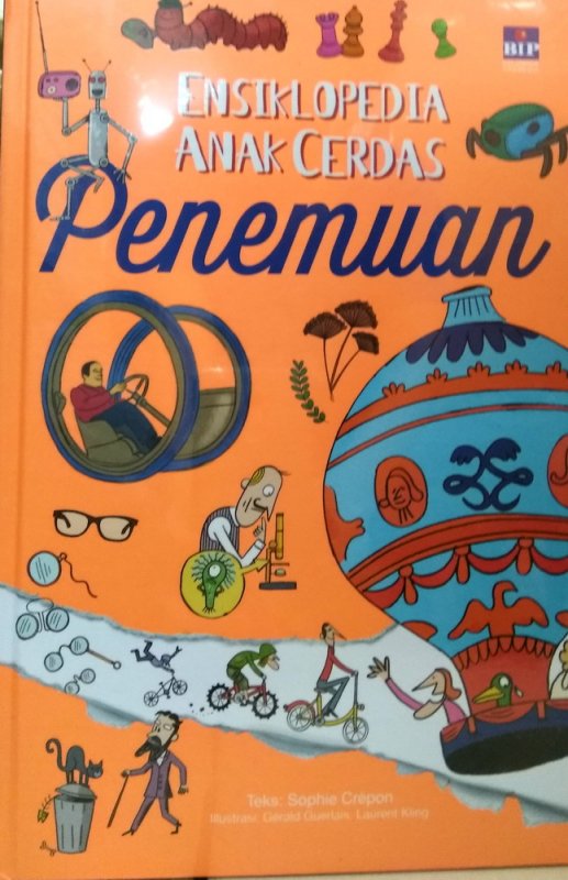 Buku Ensiklopedia Anak Cerdas Penemuan hard Cover 