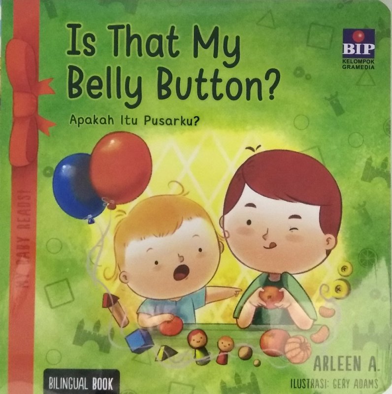 Cover Buku My Baby Reads!-Is That My Belly Button?