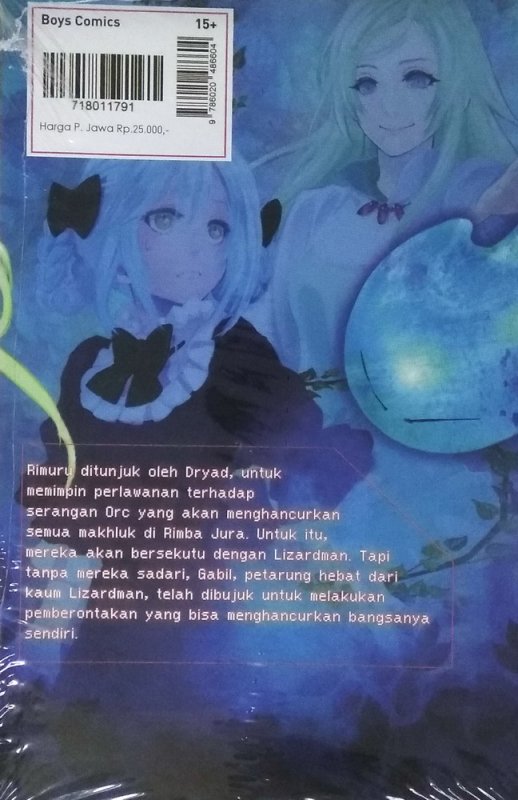 Cover Belakang Buku Regarding Reincarnated to Slime 4