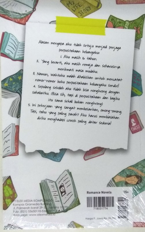 Cover Belakang Buku LIT: A Librarians Diary