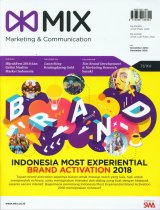 Majalah MIX Marketing Communications Edisi November - Desember 2018