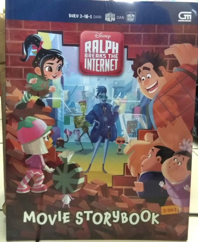 Cover Buku Ralph Breaks The Internet: Movie Storybook 2-in-1
