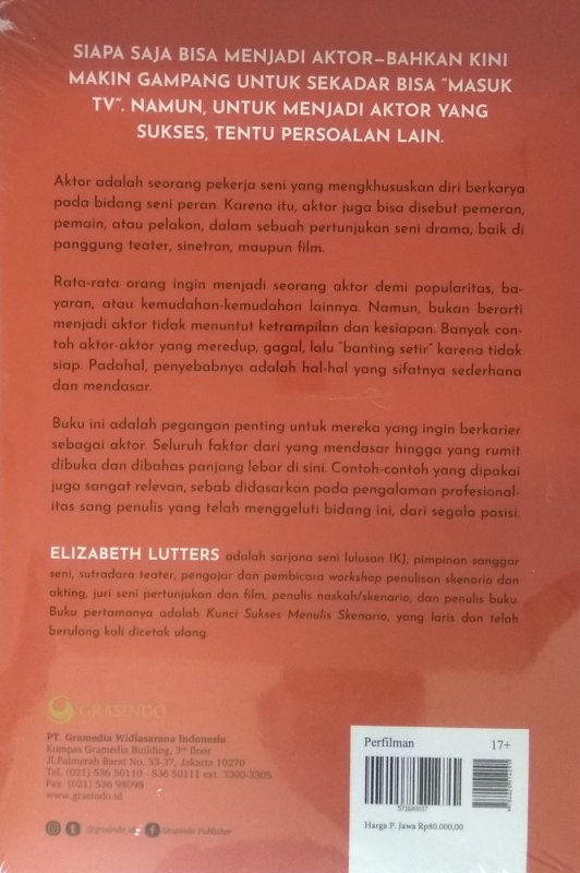 Buku Kunci Sukses Menjadi Aktor | Toko Buku Online - Bukukita