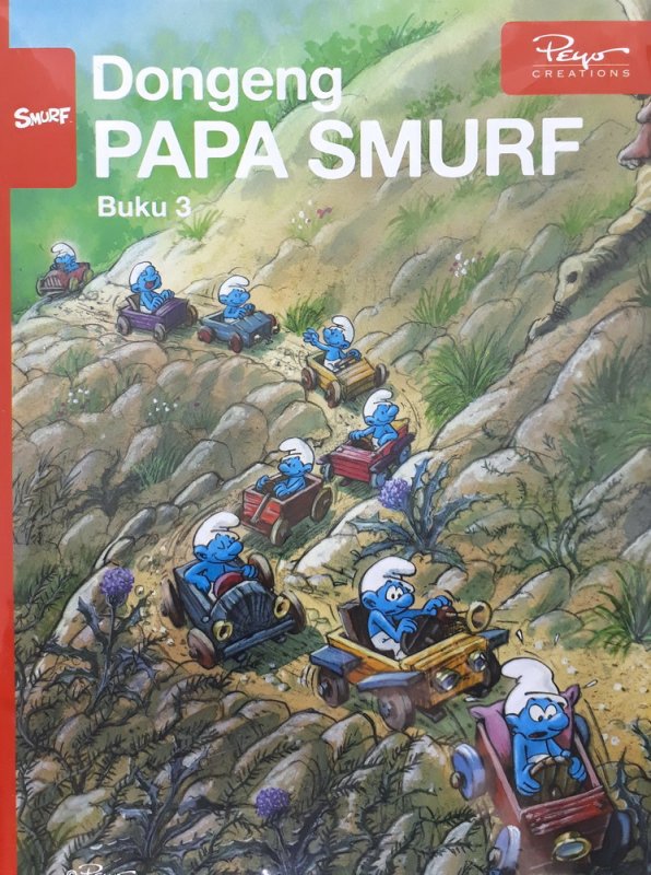 Cover Buku Smurf - Dongeng Papa Smurf Buku 3