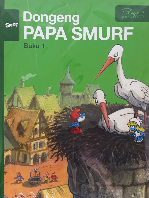 Cover Buku Smurf - Dongeng Papa Smurf Buku 1