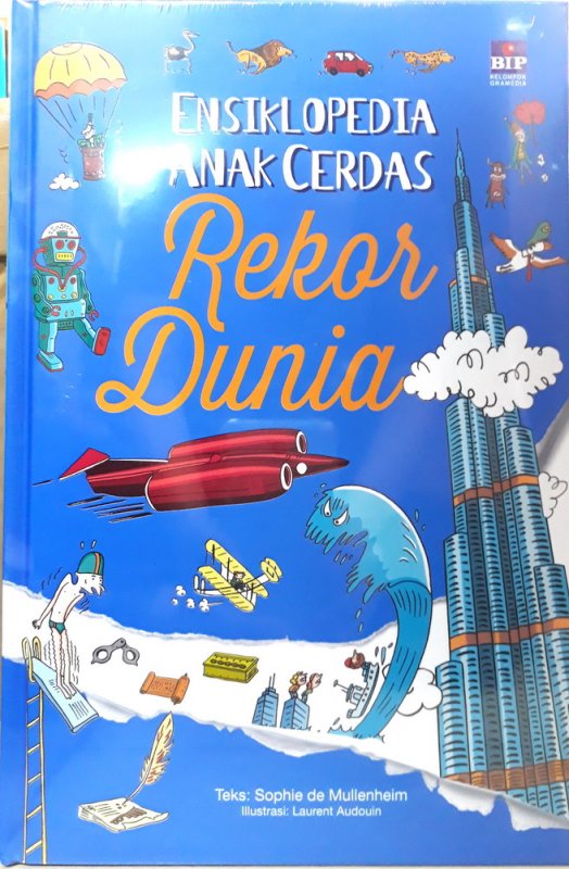 Cover Buku Ensiklopedia Anak Cerdas: Rekor Dunia (Hard Cover)