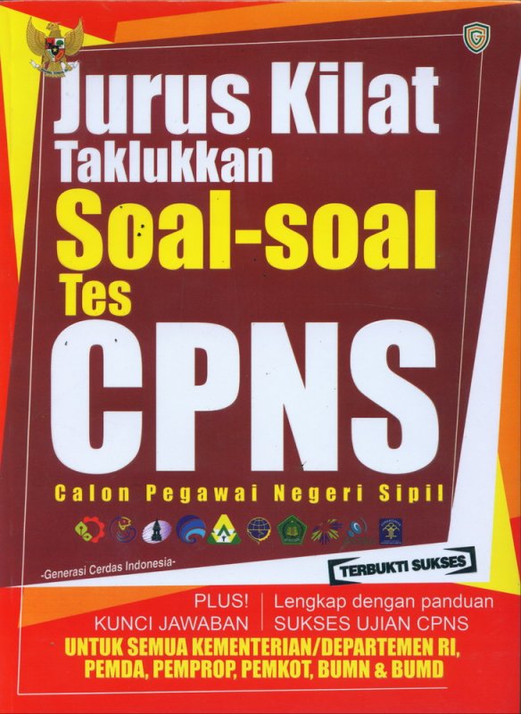 Cover Buku Jurus Kilat Taklukkan Soal-Soal Tes CPNS - Calong Pegawai Negeri Sipil