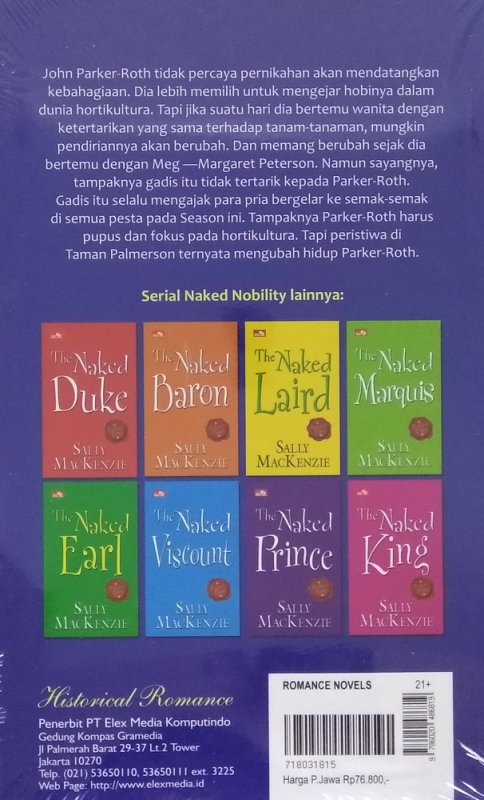 Cover Belakang Buku Hr: The Naked Gentleman (Collector's Edition)