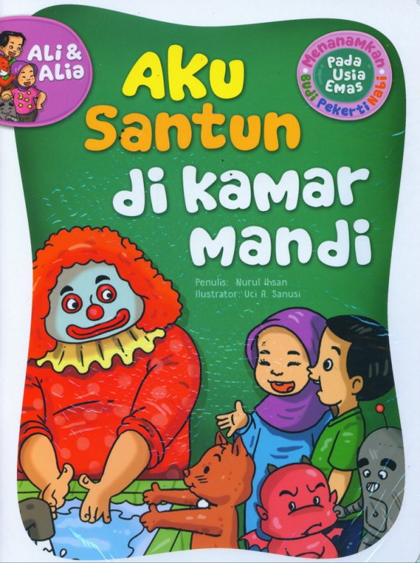 Cover Buku Aku Santun Di Kamar Mandi