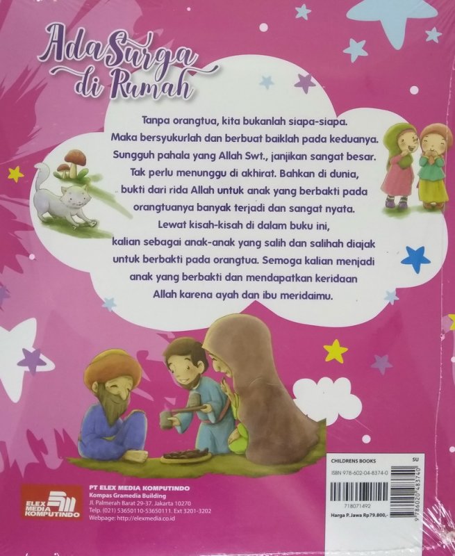 Cover Belakang Buku Ada Surga di Rumah