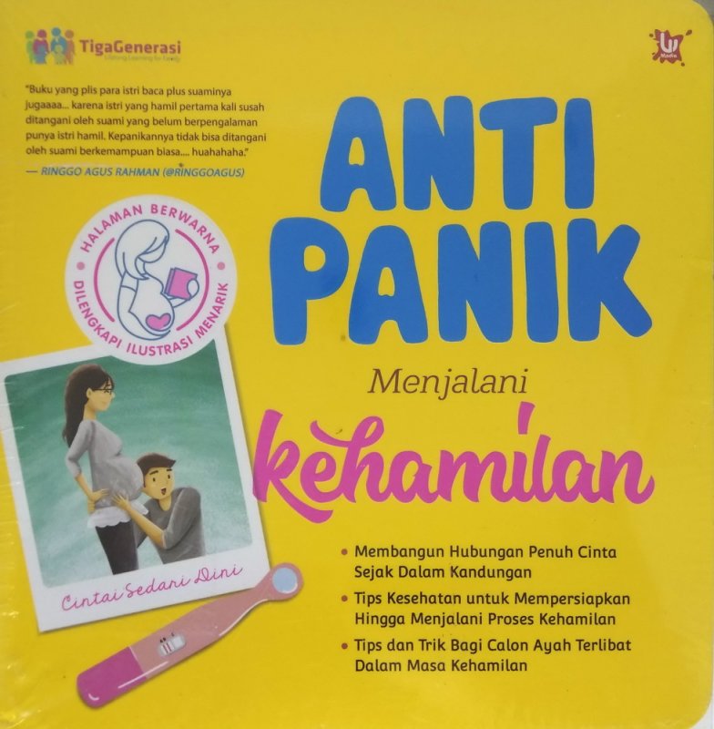 Cover Buku Anti Panik Menjalani Kehamilan (Promo Best Book)