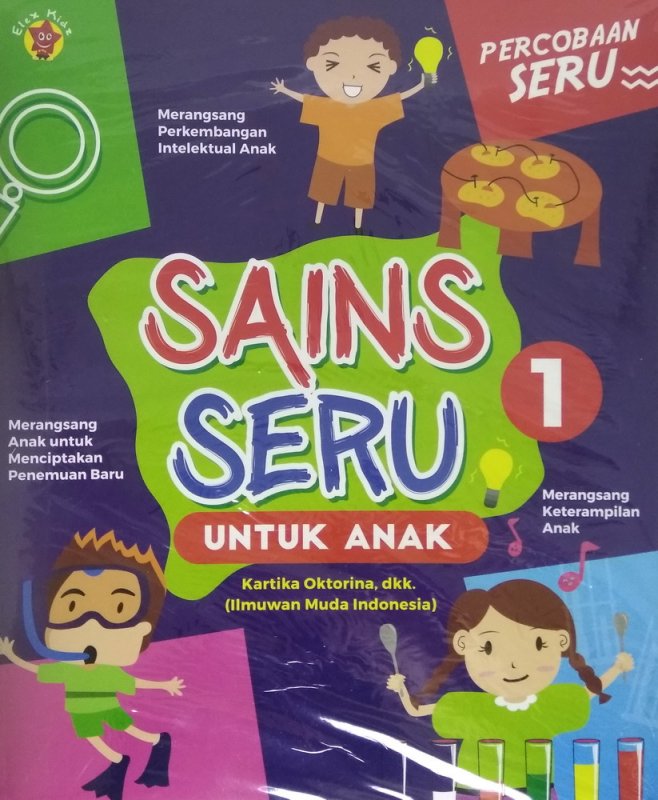 Cover Buku Sains Seru untuk Anak: 1