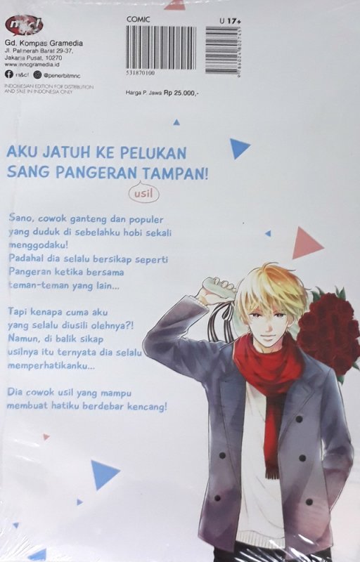 Cover Belakang Buku Sano, You are Meanie!