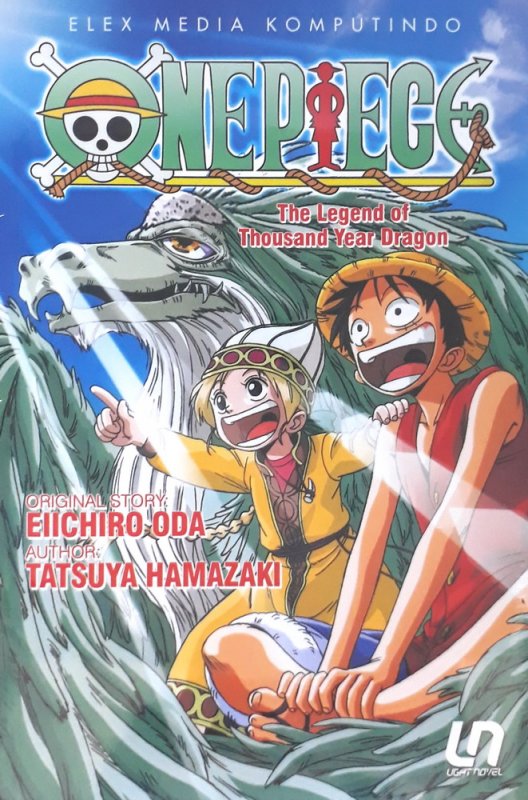 Cover Buku Light Novel One Piece: The Legend of Thousand Year Dragon
