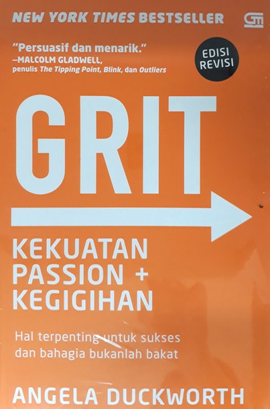 Cover Buku Grit: Kekuatan Passion dan Kegigihan (Edisi Revisi)