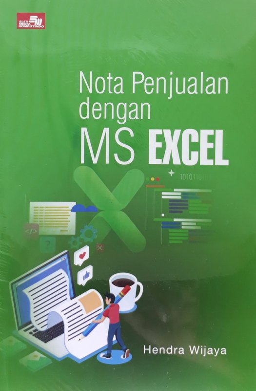 Cover Buku Nota Penjualan dengan MS Excel