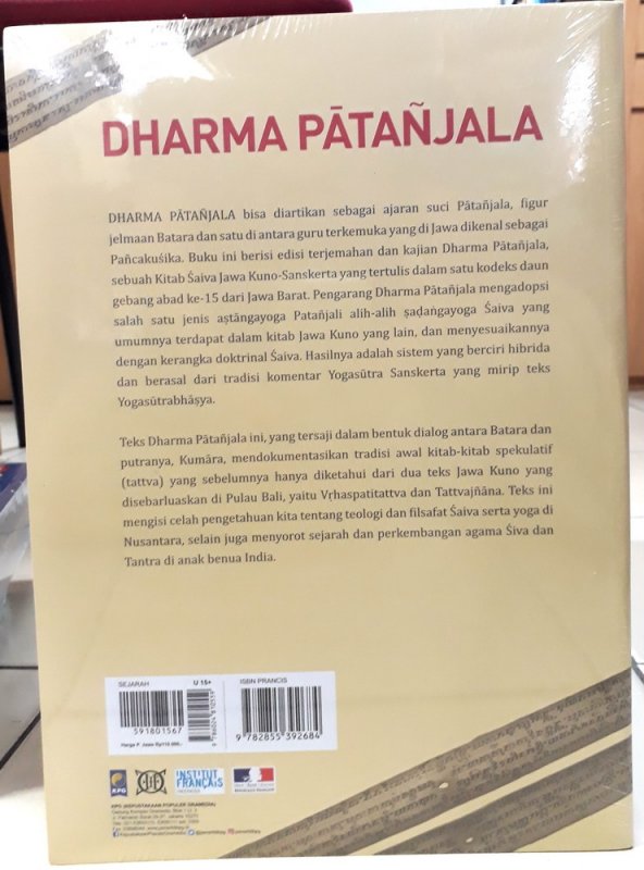 Cover Belakang Buku Dharma Patanjala