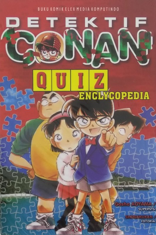 Cover Buku Detective Conan Quiz Encyclopedia