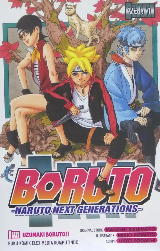 Cover Buku Boruto - Naruto Next Generation Vol.1