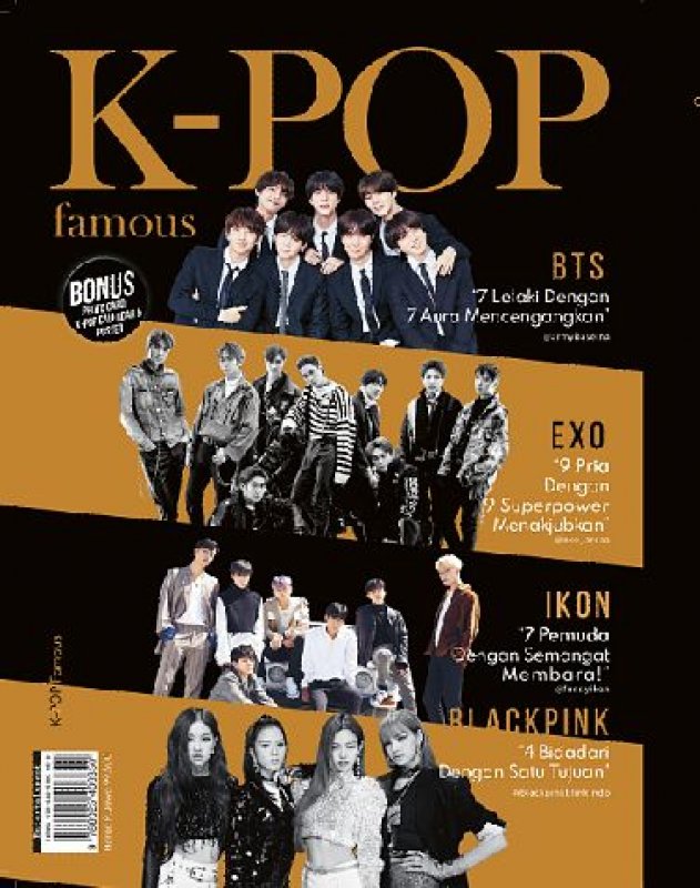 Cover Buku K-POP Famous [Bonus 4 gift]
