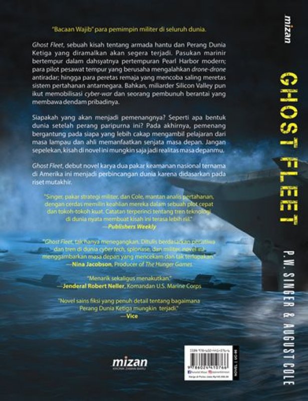 Cover Belakang Buku Ghost Fleet