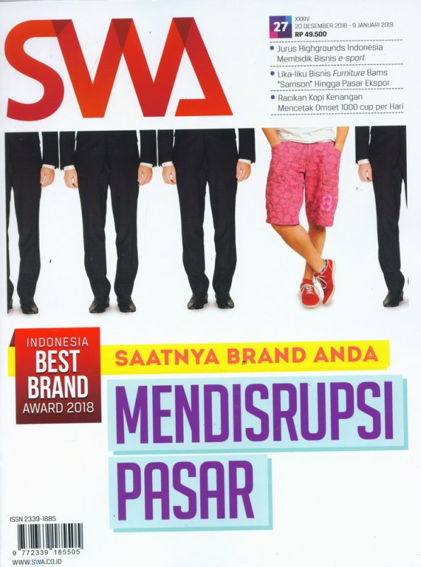 Cover Buku Majalah SWA Sembada No. 27 | 20 Desember 2018 - 9 Januari 2019