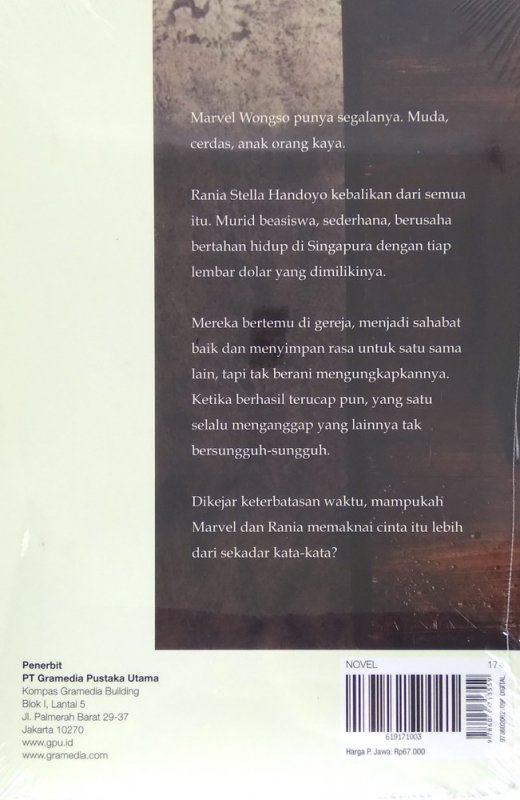 Cover Belakang Buku Metropop: More than Words - Cover Baru