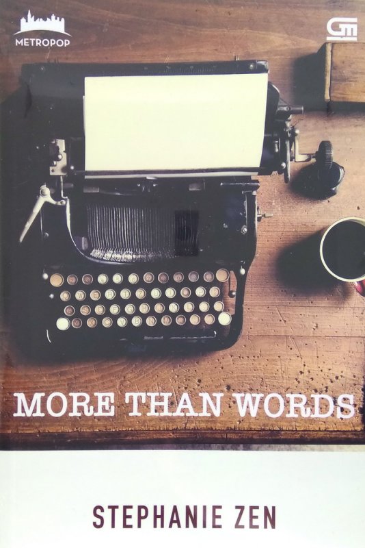 Cover Buku Metropop: More than Words - Cover Baru