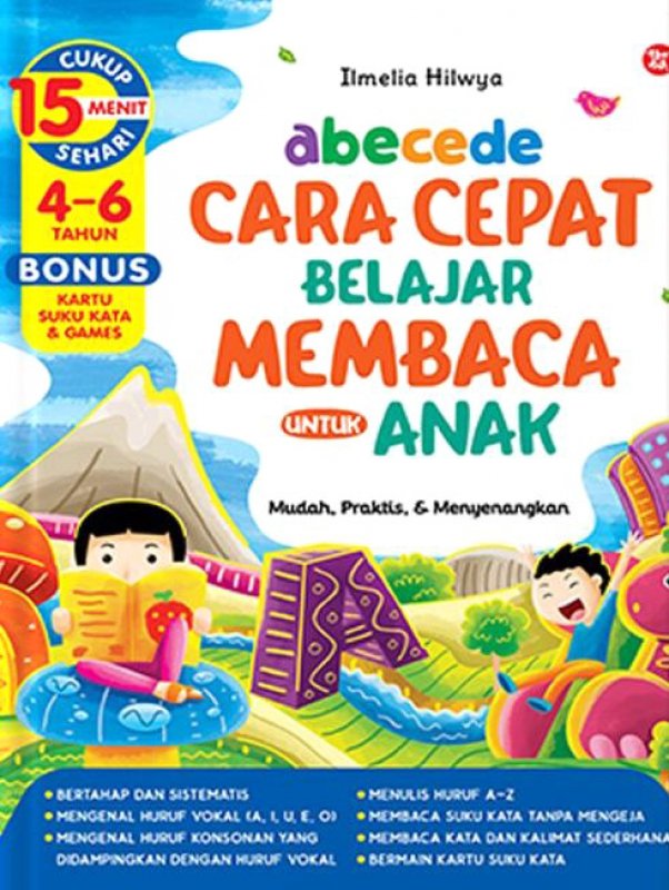 Cover Buku Abecede: Cara Cepat Belajar Untuk Anak [Bonus: Kartu Suku Kata] (Promo Best Book)