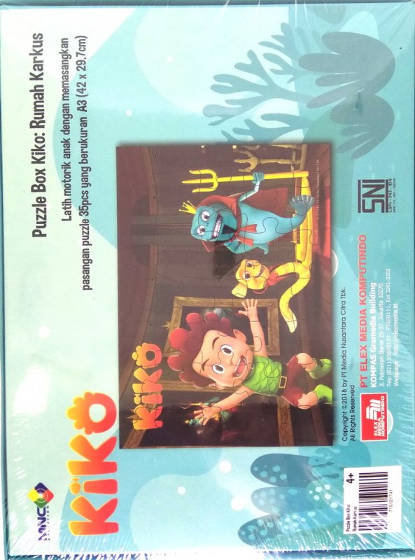 Cover Belakang Buku Opredo Puzzle Box Kiko: Rumah Karkus