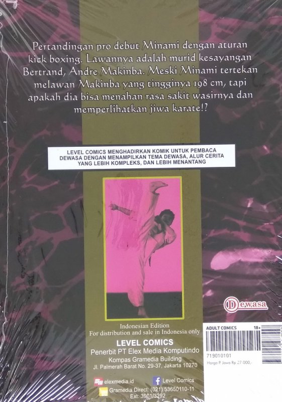 Cover Belakang Buku LC: Karate Master Minoru 21