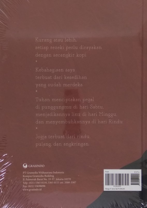 Cover Belakang Buku Surat Kopi