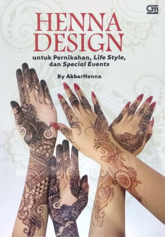 Cover Buku Henna Design untuk Pernikahan, Life Style & Special Events