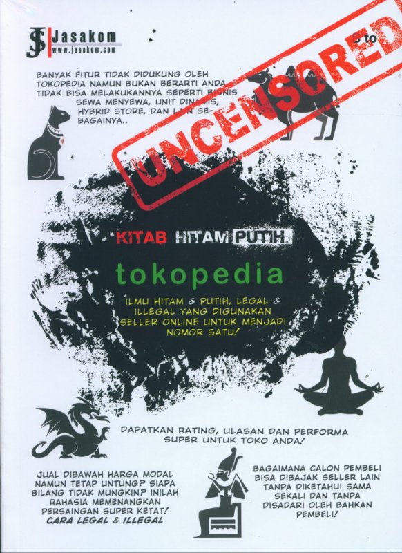 Cover Buku Kitab Hitam Putih Tokopedia - Uncensored