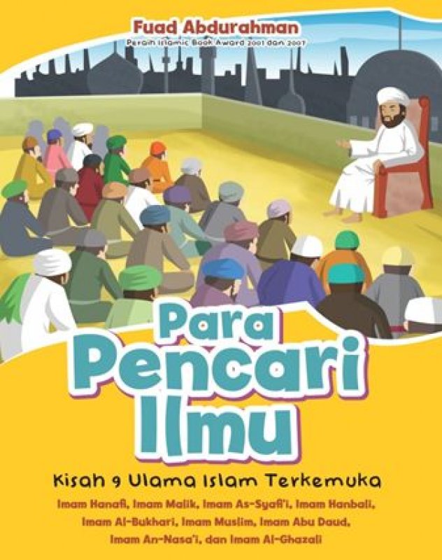 Cover Buku Para Pencari Ilmu: Kisah 9 Ulama Islam Terkemuka