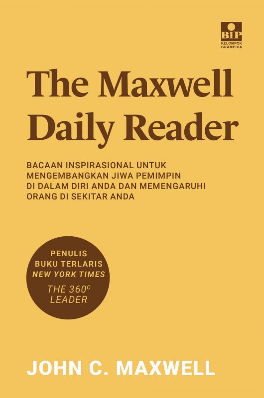 Cover Belakang Buku The Maxwell Daily Reader