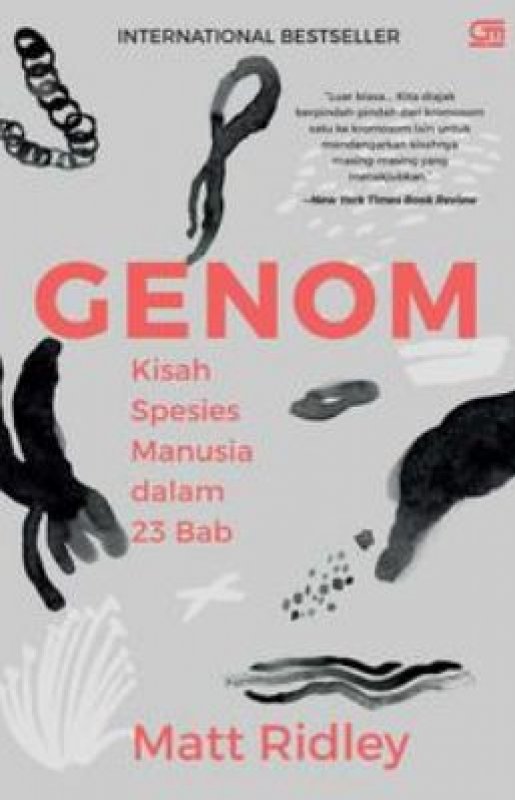 Cover Buku Genom: Kisah Spesies Manusia Dalam 23 Bab
