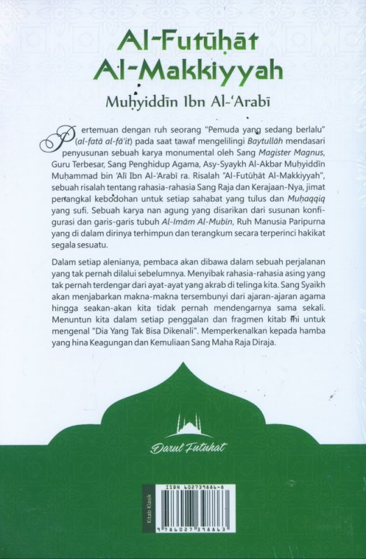 Cover Belakang Buku Al-Futuhat Al-Makkiyyah Jilid 3