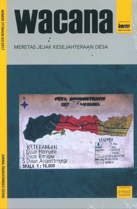 Cover Buku WACANA: Meretas Jejak Kesejahteraan Desa (Wacana Nomor 37/Tahun XIX/2017)